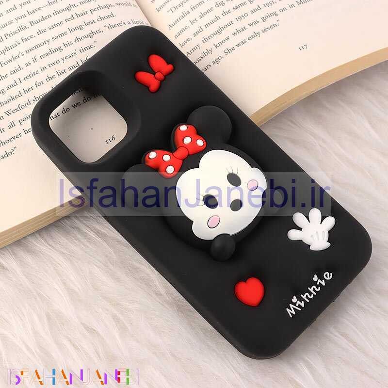اصفهان جانبی-قاب عروسکی Vip Max آیفون iPhone 12 / 12 Pro پاپ سوکت دار طرح Minnie Mouse