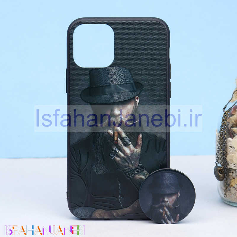 اصفهان جانبی-قاب طرحدار + پاپ سوکت iPhone 11 Pro کد9 سری B