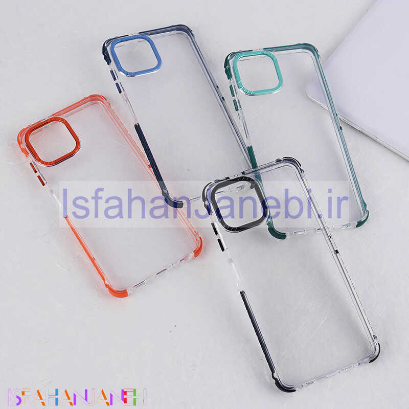 اصفهان جانبی-قاب شفاف Magic Mask سامسونگ Galaxy A06 دور رنگی