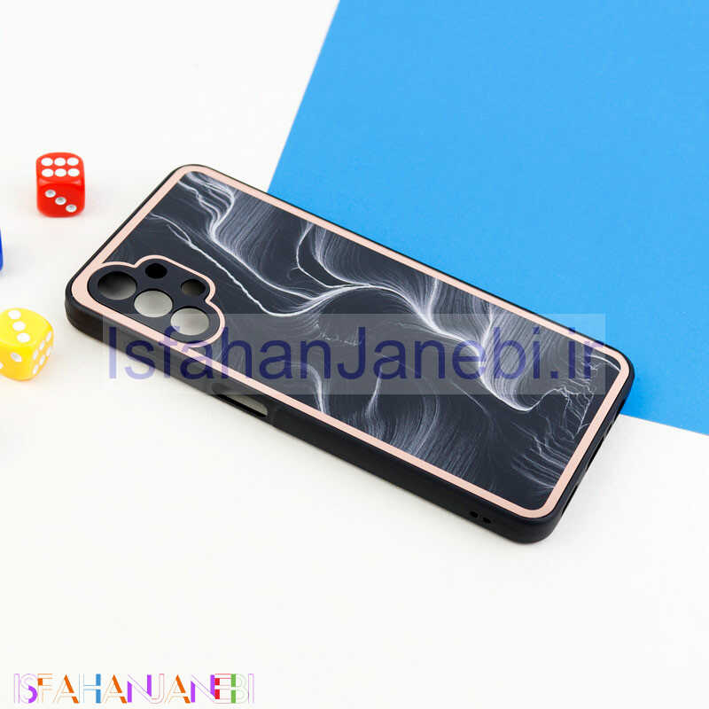 اصفهان جانبی-قاب محافظ لنزدار پشت گلسی طرحدار Samsung Galaxy A13 4G سری A