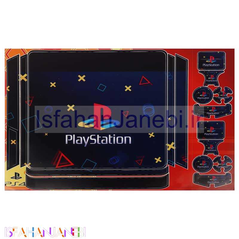اصفهان جانبی-اسکین پلی استیشن 4 اسلیم طرح Play Station LOGO