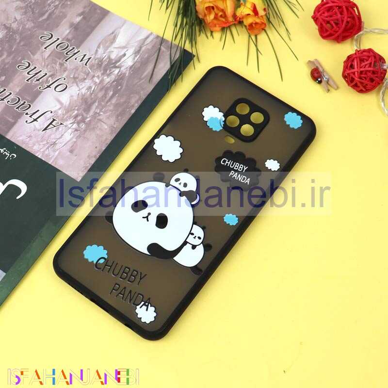 اصفهان جانبی-قاب PC مات محافظ لنزدار طرحدار پاندا شیائومی Redmi Note 9s / Note 9 Pro