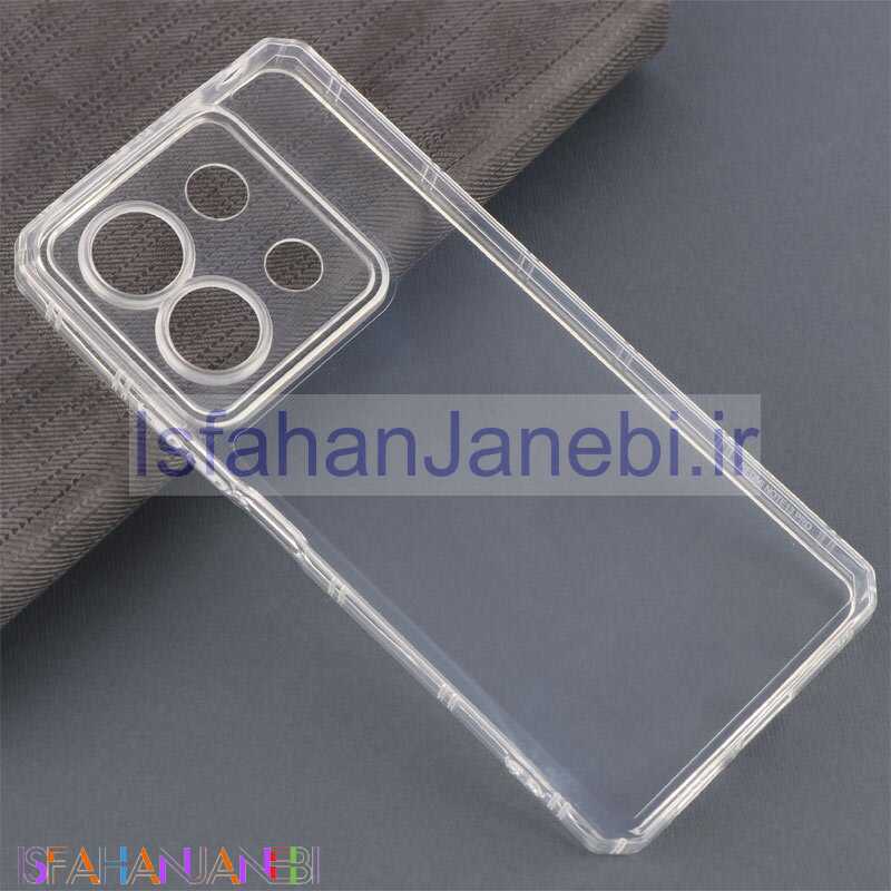 اصفهان جانبی-قاب ژله ای شفاف محافظ لنزدار شیائومی Redmi Note 13 Pro 5G
