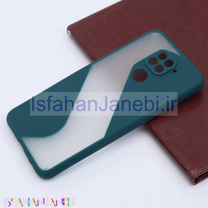 اصفهان جانبی-قاب PC مات طرح S محافظ لنز دار Xiaomi Redmi Note 9