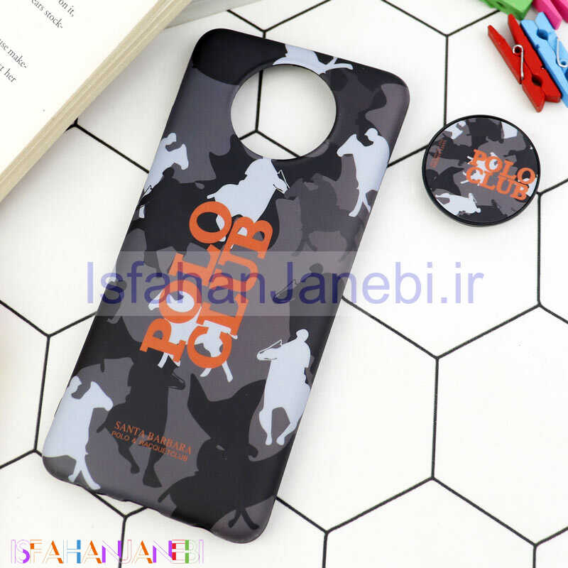 اصفهان جانبی-قاب طرحدار مات IMD + پاپ سوکت Xiaomi Poco X3