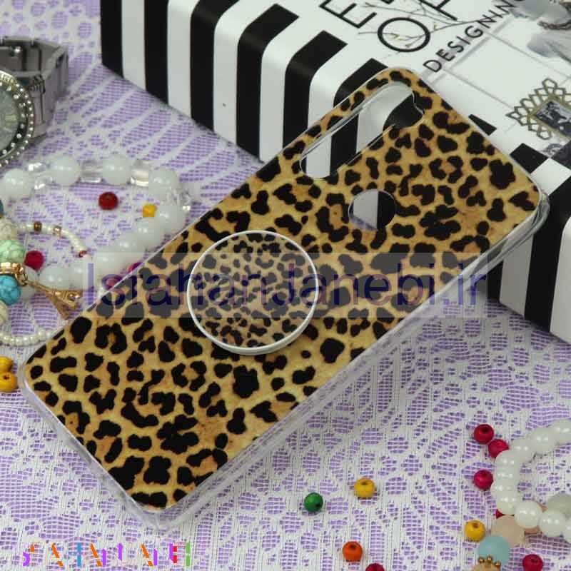 اصفهان جانبی-قاب سوپر IMD دور شفاف پاپ سوکت دار Xiaomi Redmi Note 8 پلنگی