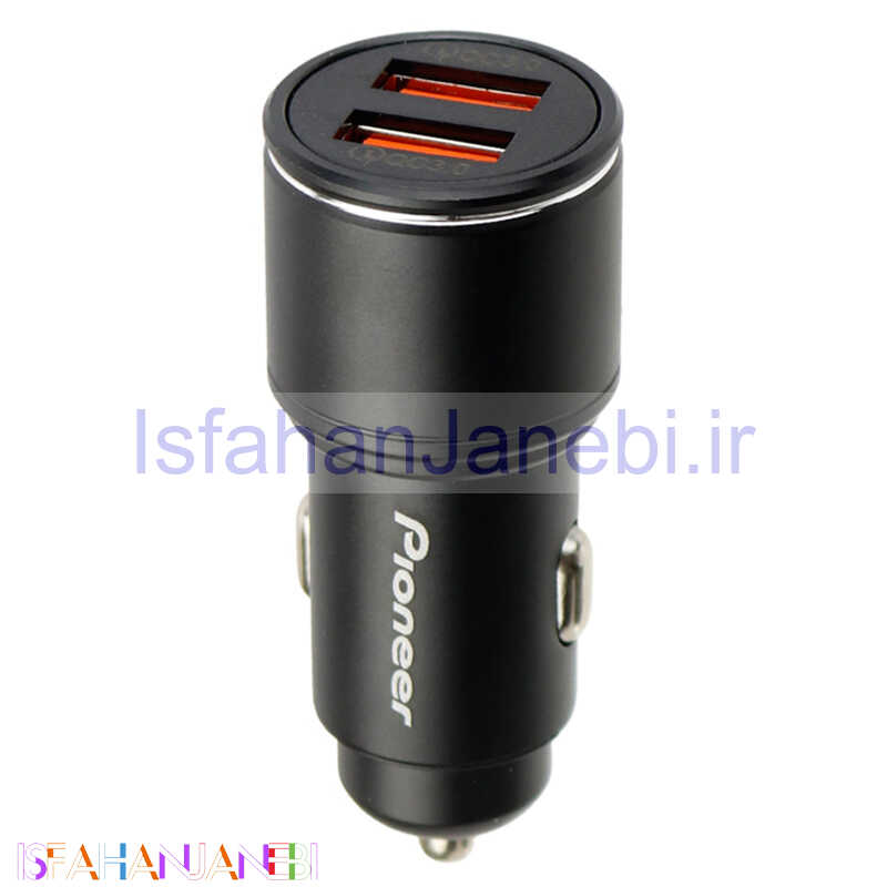 اصفهان جانبی-شارژر فندکی فست شارژ Pioneer Jet C811 3A QC3 PD 18W
