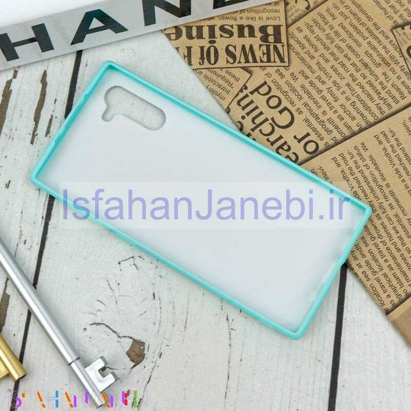 اصفهان جانبی-قاب الماسی Samsung Galaxy Note 10 سبزآبی سری B