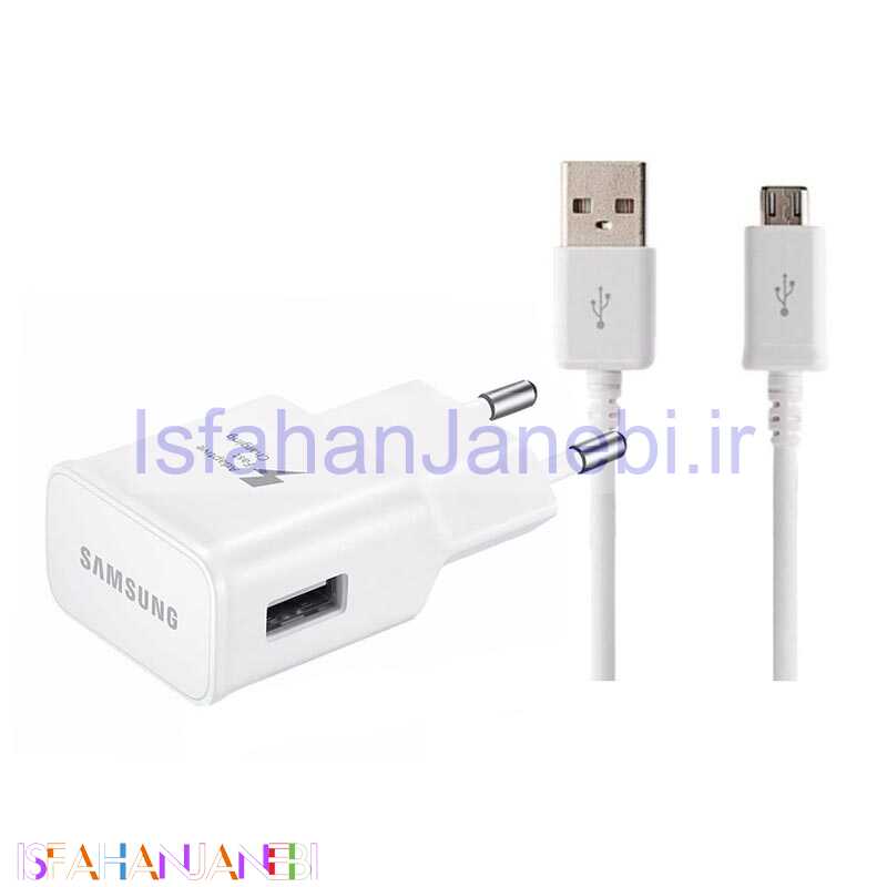 اصفهان جانبی-شارژر Samsung S6 پک خاکی Fast