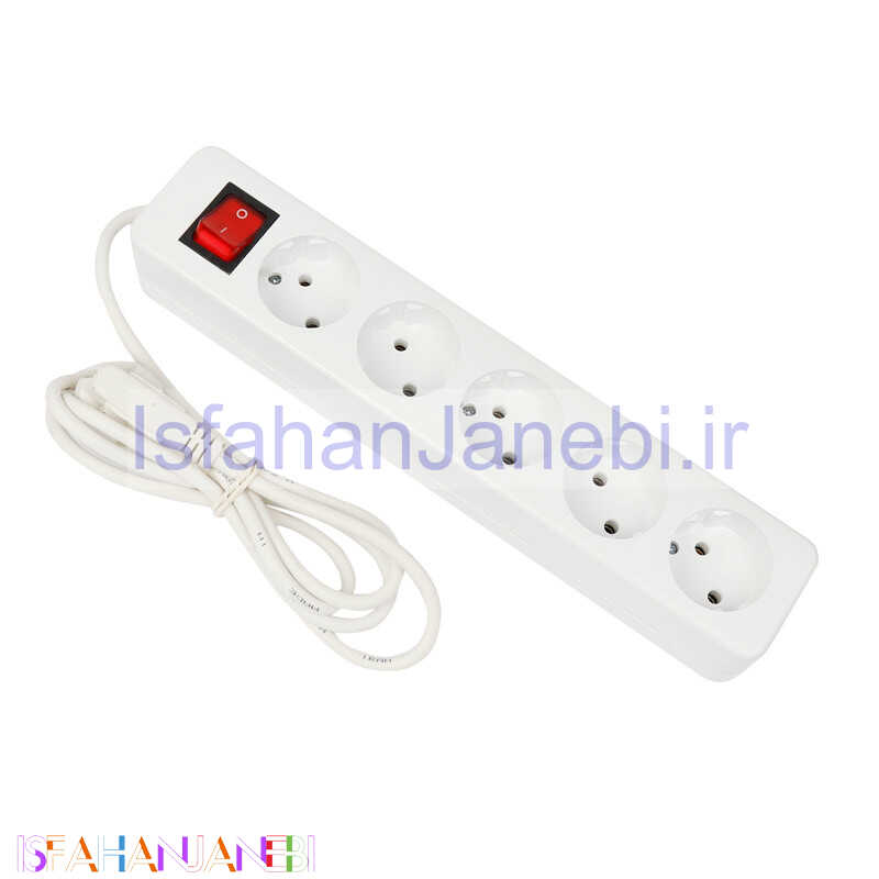 اصفهان جانبی-چند راهی 5 خانه برق الکترو فاز Electro Faz با کابل 1٫5 متری شرینک