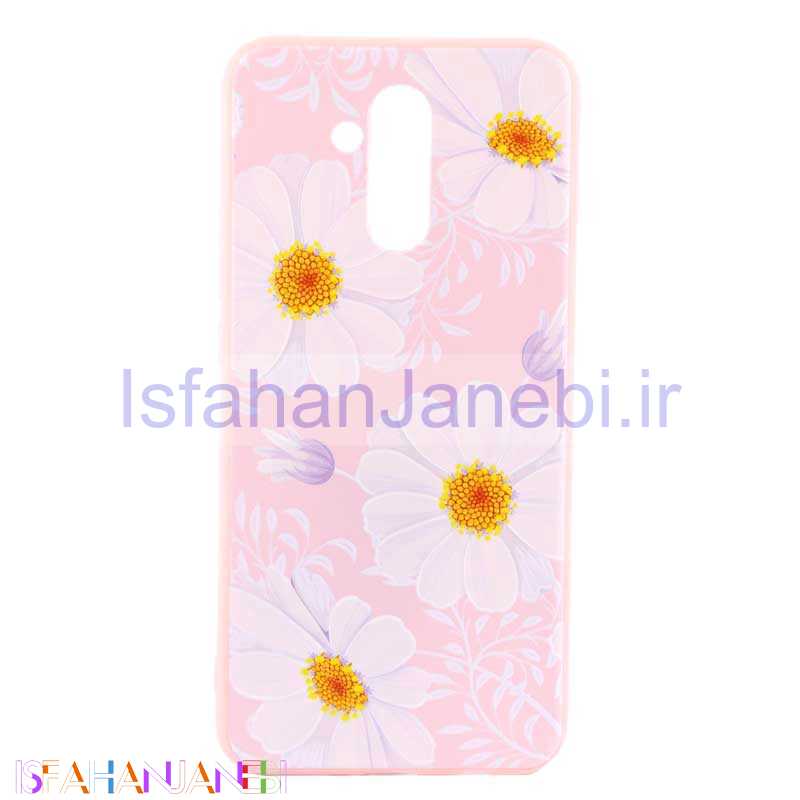 اصفهان جانبی-قاب ژله ای صورتی طرح دار کد4 Huawei Mate 20 Lite
