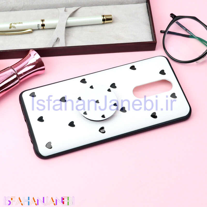 اصفهان جانبی-قاب فانتزی برجسته + پاپ سوکت کد1 شیائومی Redmi 8