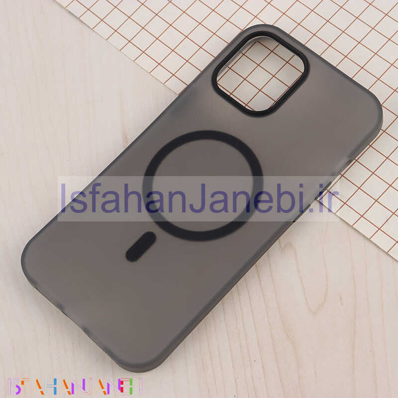 اصفهان جانبی-قاب ژله ای مگ سیف آیفون iPhone 12 Pro Max پشت مات