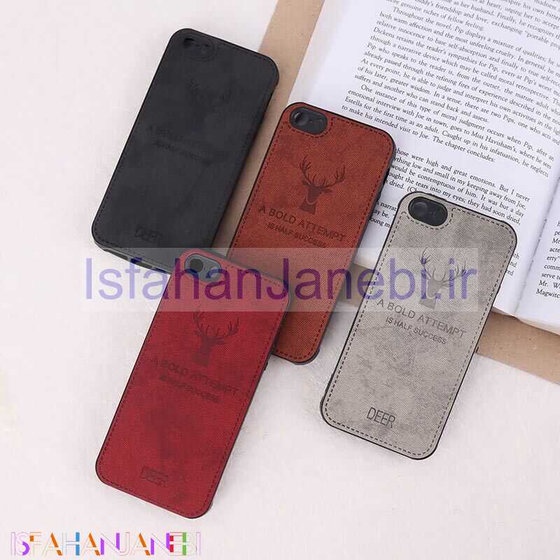 اصفهان جانبی-قاب چرمی A Bold Attempt آیفون iPhone 5 / 5s محافظ لنزدار