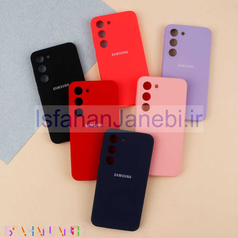 اصفهان جانبی-قاب سیلیکونی اصلی زیربسته سامسونگ Galaxy S23 محافظ لنزدار
