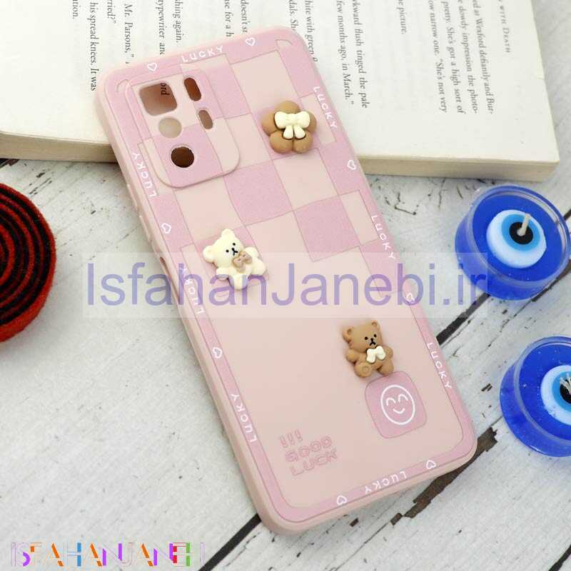 اصفهان جانبی-قاب سیلیکونی عروسکی محافظ لنزدار Xiaomi Poco X3 GT