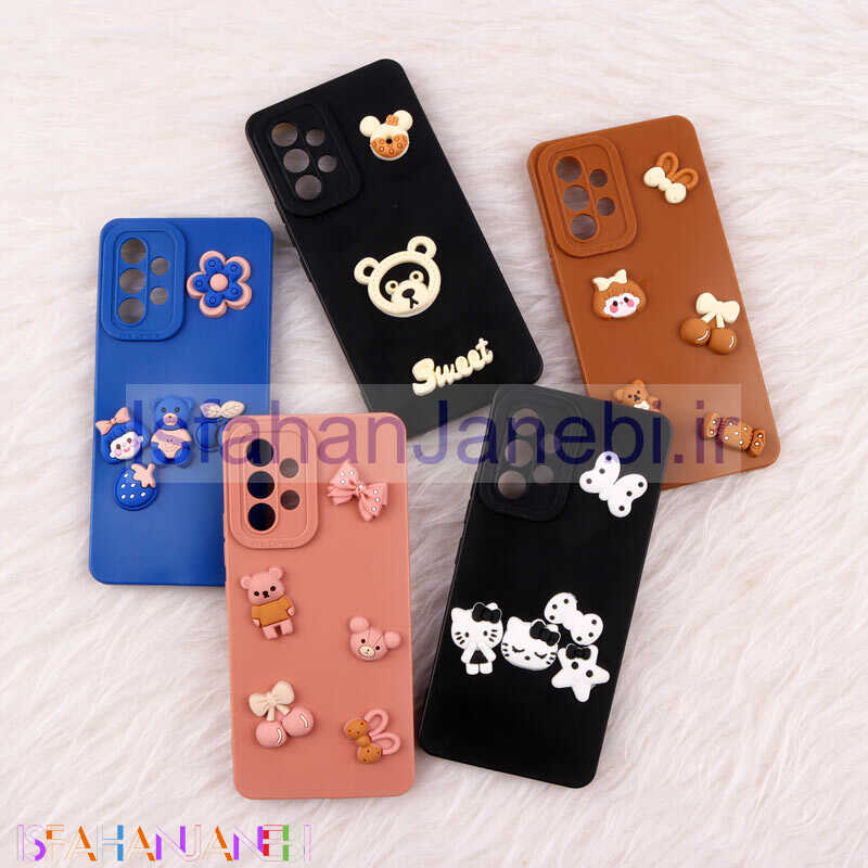 اصفهان جانبی-قاب فانتزی عروسکی Pro Camera محافظ لنزدار Samsung Galaxy A53 5G