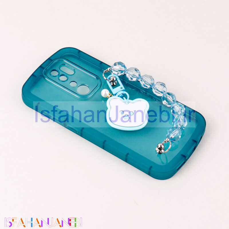 اصفهان جانبی-قاب فانتزی محافظ لنزدار + بند آویز سنگی Xiaomi Redmi Note 8 Pro