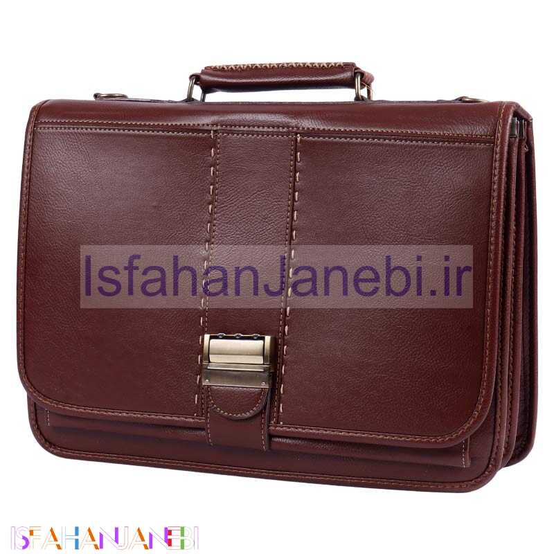 اصفهان جانبی-کیف اداری چرم کد 440