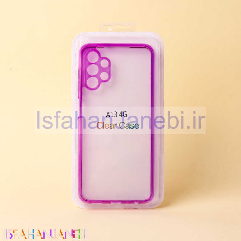 اصفهان جانبی-قاب اکریلیک دور رنگی محافظ لنزدار Samsung Galaxy A13 4G