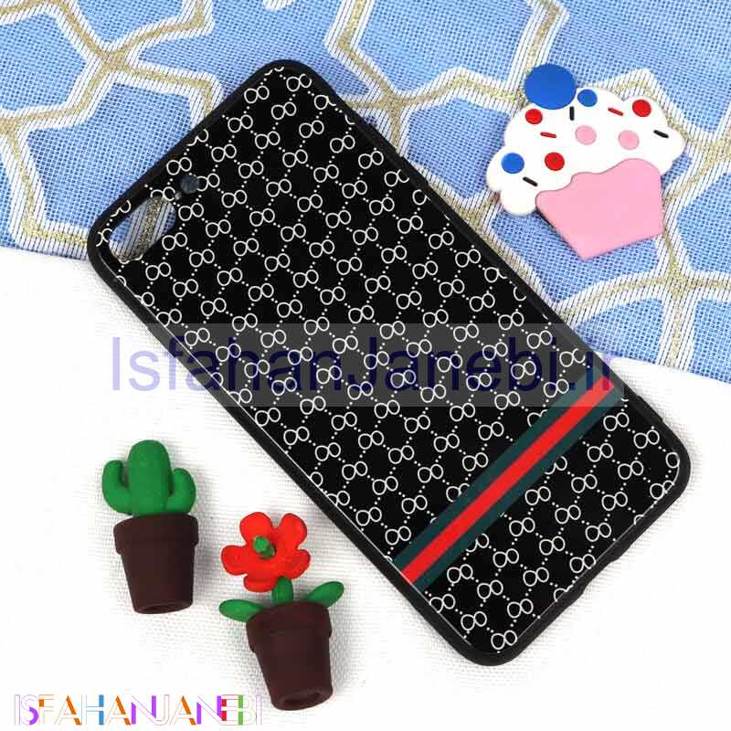 اصفهان جانبی-قاب پشت گلسی طرح GUCCI آیفون iPhone 7 Plus / 8 Plus