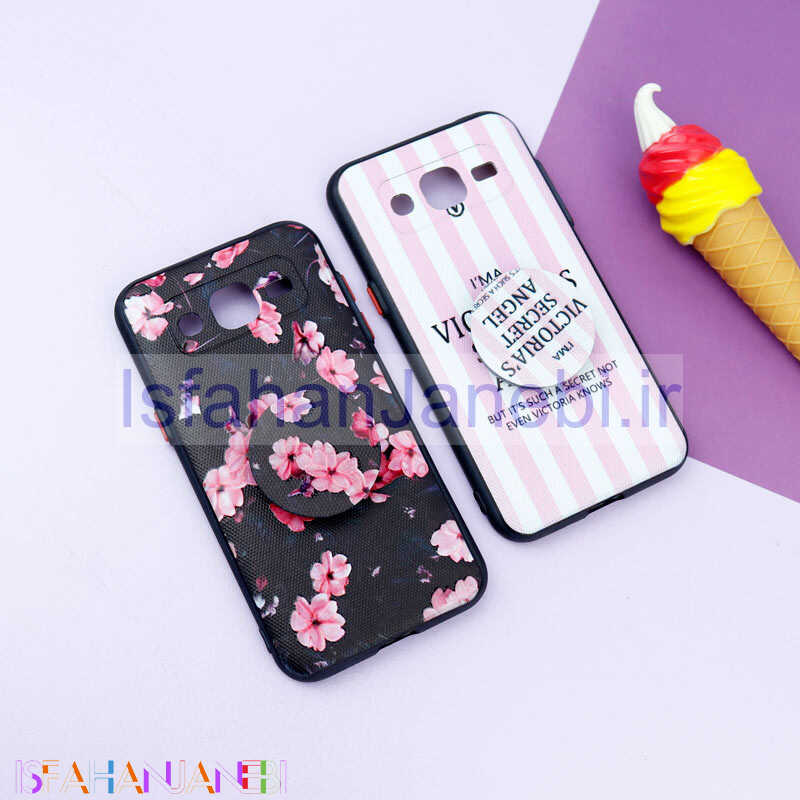 اصفهان جانبی-قاب فانتزی طرحدار دخترانه محافظ لنزدار + پاپ سوکت Samsung Galaxy J2 سری R