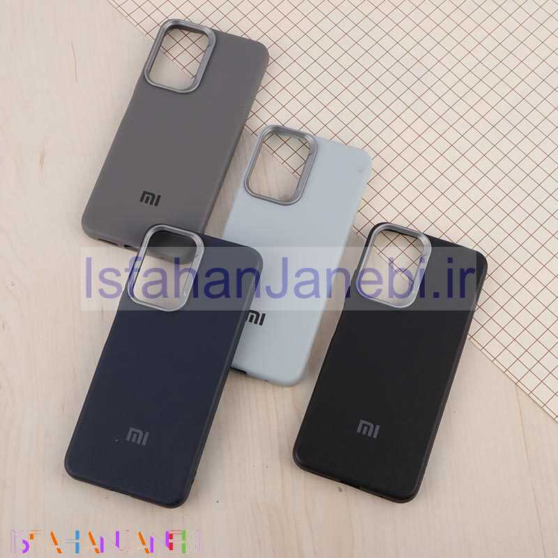 اصفهان جانبی-قاب چرمی ژله ای Leather شیائومی Redmi Note 12S لوگودار