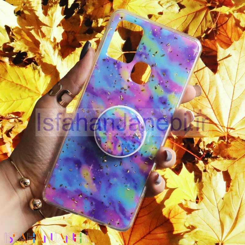 اصفهان جانبی-قاب رنگین کمانی پاپ سوکت دار خرچنگی کد5 سامسونگ A21s