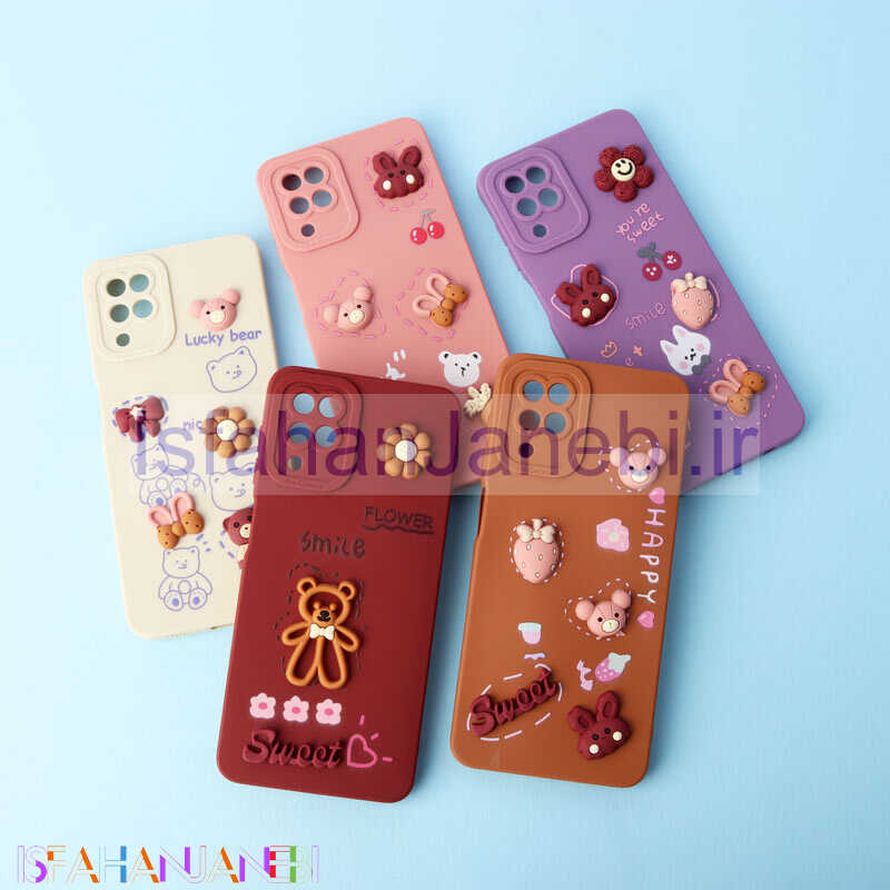 اصفهان جانبی-قاب عروسکی برجسته محافظ لنزدار Samsung Galaxy A12