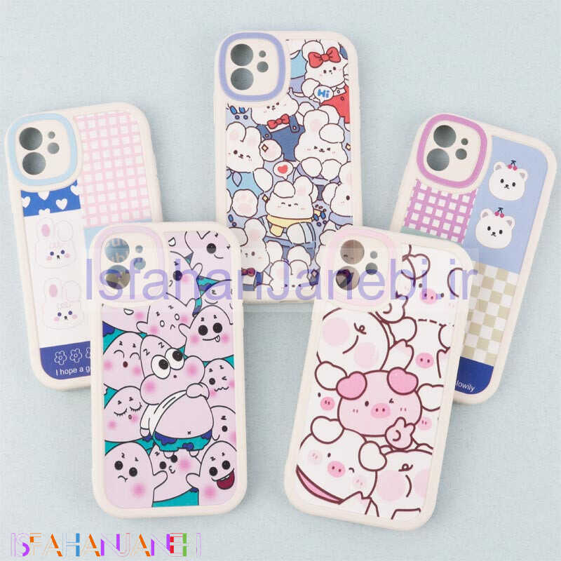 اصفهان جانبی-قاب طرح کارتونی محافظ لنزدار iPhone 11