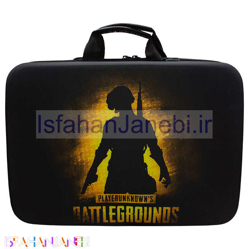 اصفهان جانبی-کیف کنسول بازی PS5 Slim طرح PUBG کد 01