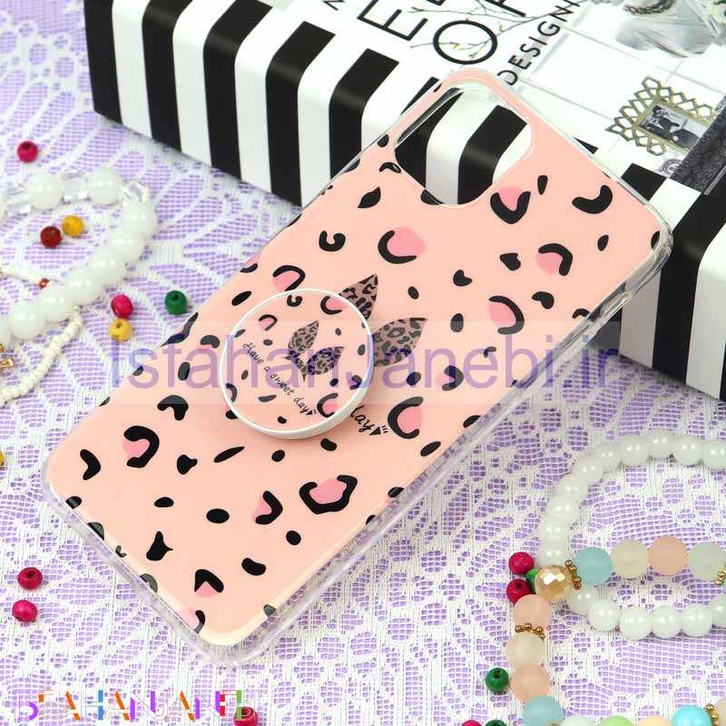 اصفهان جانبی-قاب سوپر IMD دور شفاف پاپ سوکت دار iPhone 11 Pro Max خرگوش