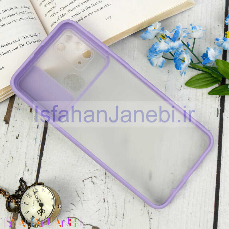 اصفهان جانبی-قاب PC مات محافظ لنز دار کشویی Samsung Galaxy M31