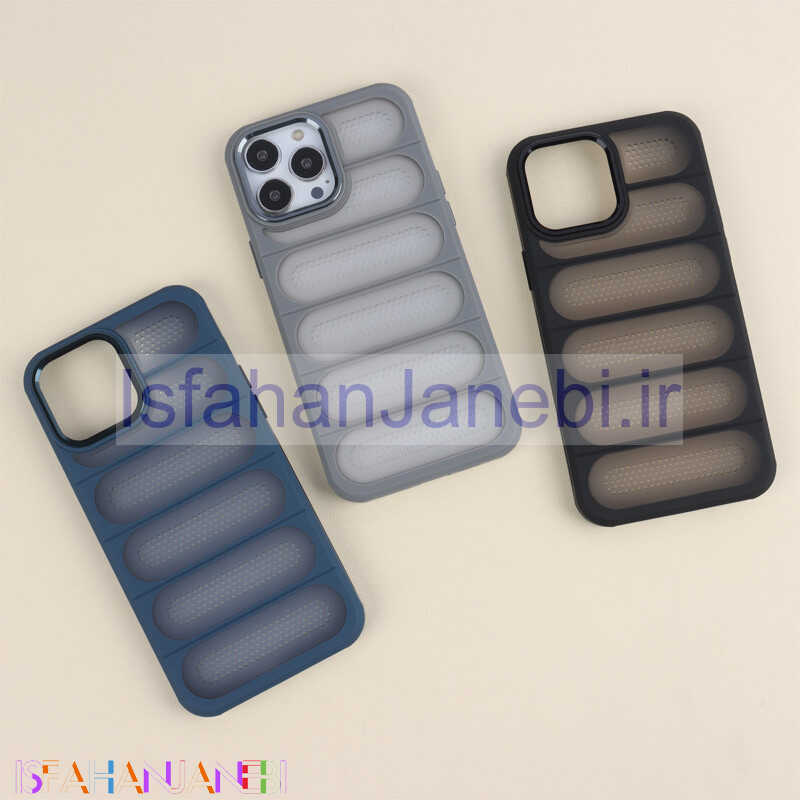 اصفهان جانبی-قاب PC Q.Series دور لنز براق iPhone 13 Pro Max