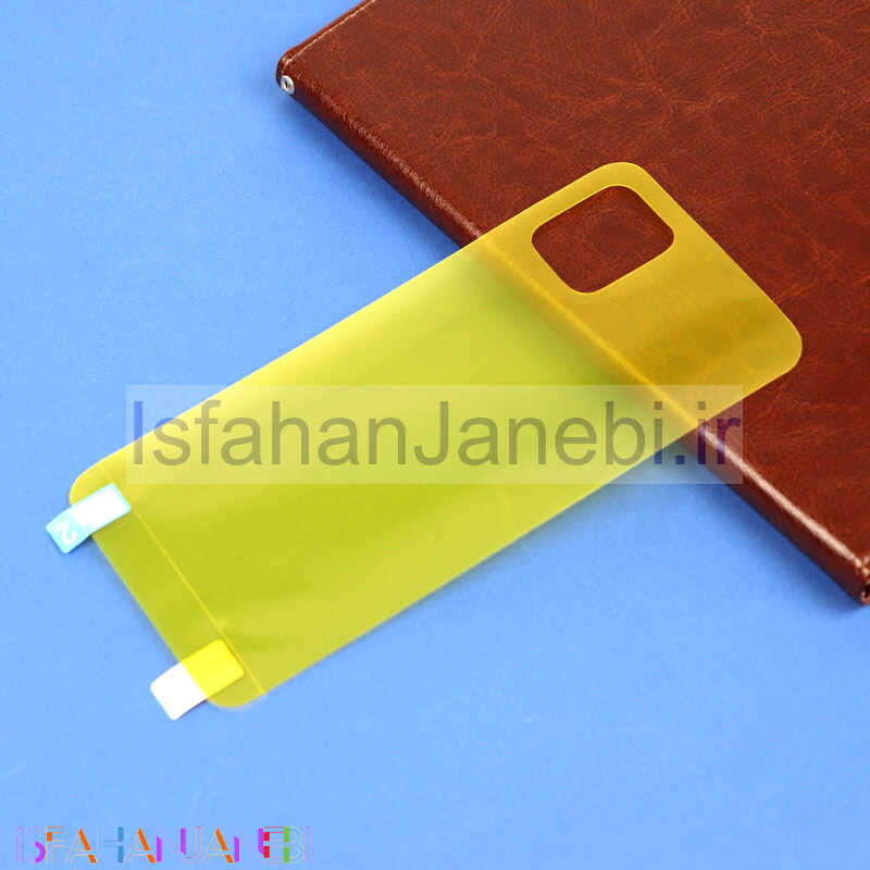 اصفهان جانبی-برچسب پشت تمام چسب زرد Samsung Note 10 Lite