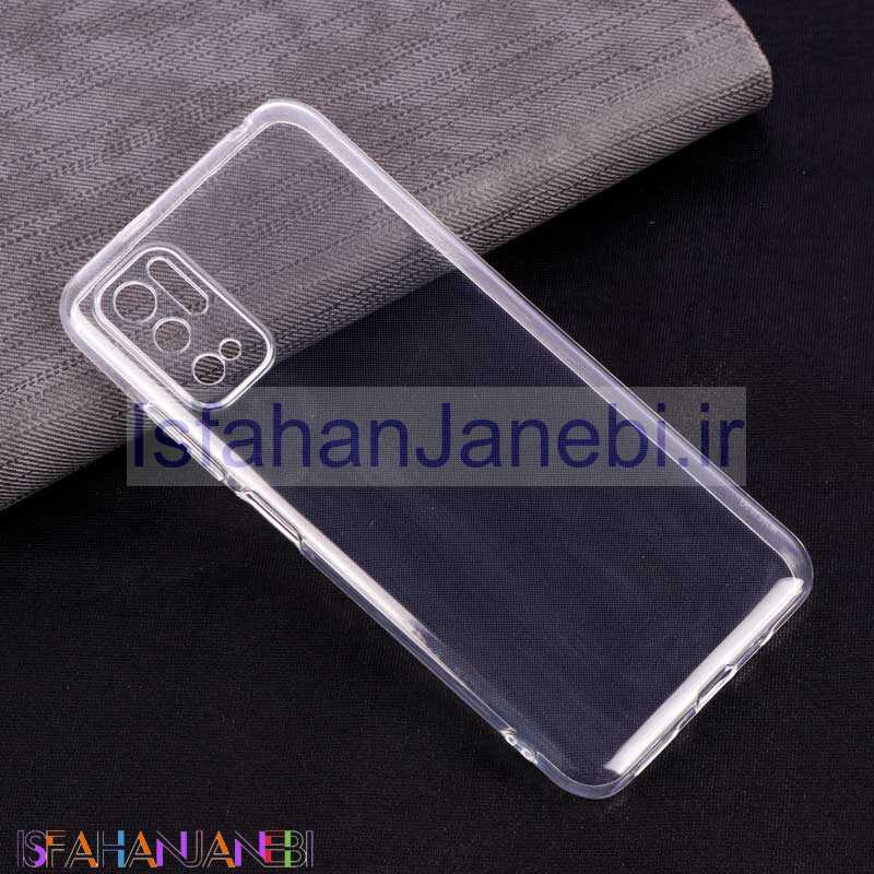 اصفهان جانبی-قاب ژله ای ساده بی رنگ محافظ لنزدار Xiaomi Redmi Note 10 5G