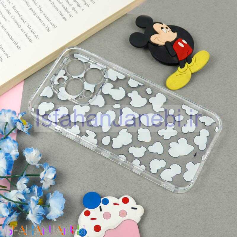 اصفهان جانبی-قاب ژله ای شفاف طرحدار پلنگی iPhone 13 Pro