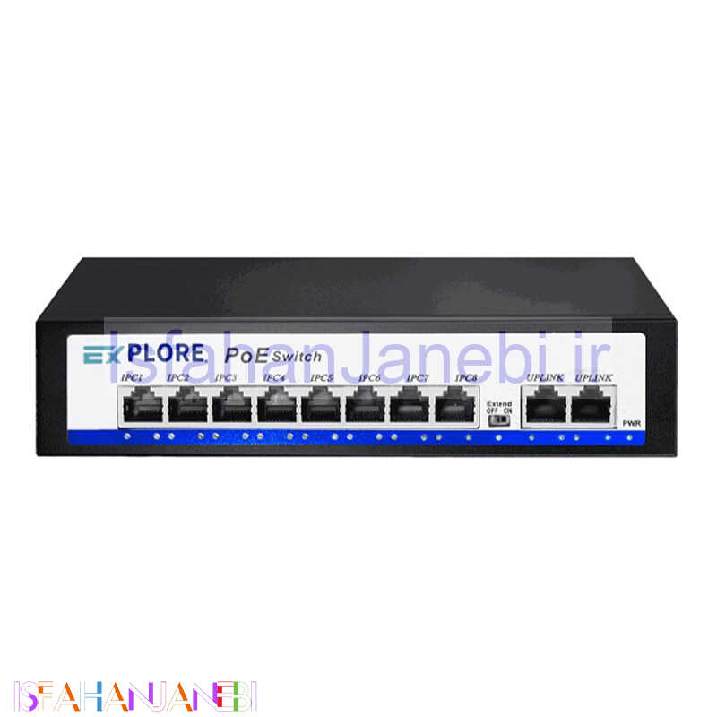 اصفهان جانبی-سوییچ Explore EX-P8002 2Port + 8 POE