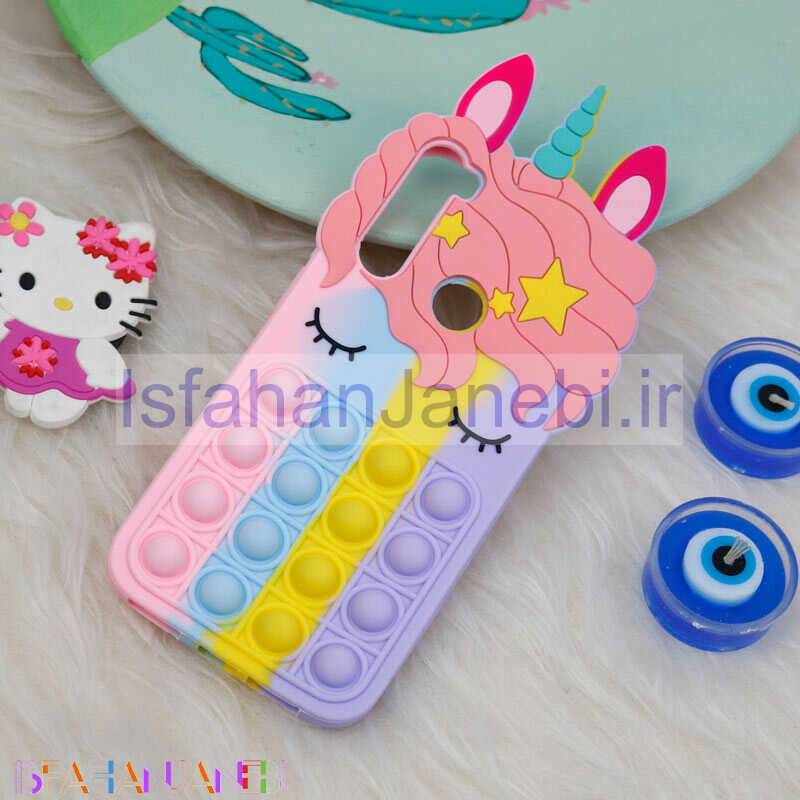 اصفهان جانبی-قاب اورجینال سیلیکونی یونیکورن پاپیتی Xiaomi Redmi Note 8