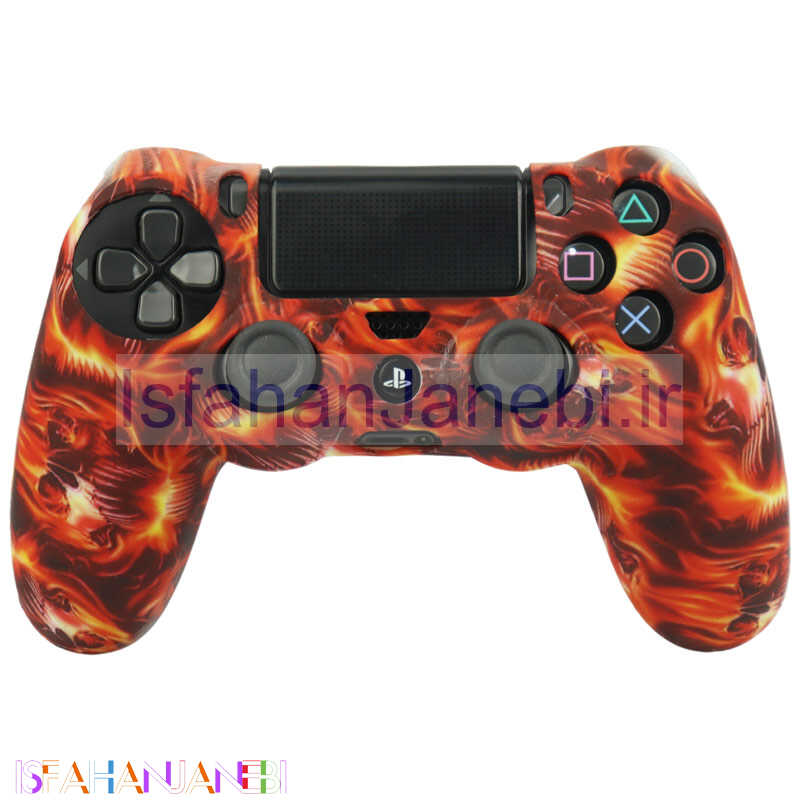 اصفهان جانبی-روکش دسته بازی PS4 طرح اسکلت آتشی