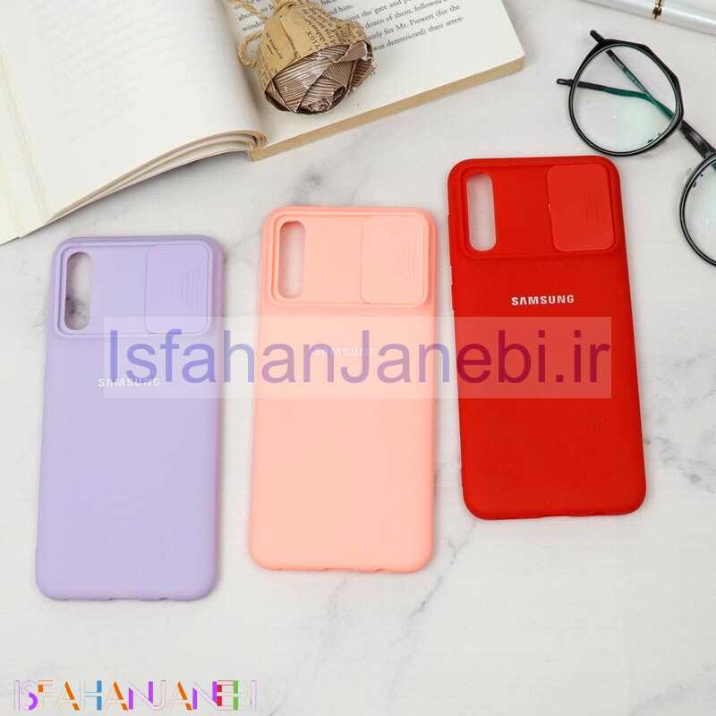 اصفهان جانبی-قاب سیلیکونی TPU محافظ لنزدار کشویی Samsung A30s / A50s لایت