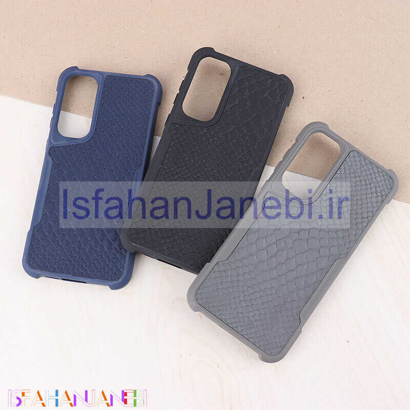 اصفهان جانبی-قاب چرمی سامسونگ Galaxy A55 سوسماری