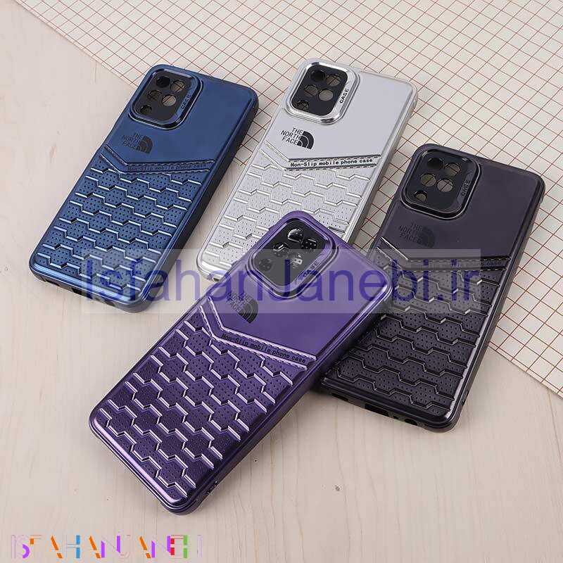 اصفهان جانبی-قاب ژله ای The North Face سامسونگ Galaxy A12 / M12 براق محافظ لنزدار