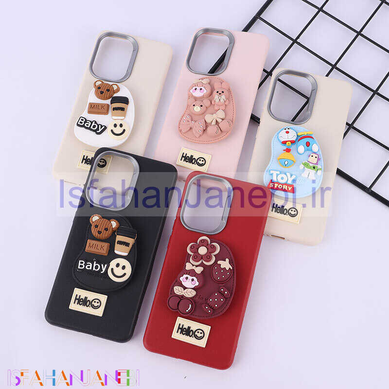 اصفهان جانبی-قاب چرمی ژله ای Leather شیائومی Poco X7 Pro پاپ سوکت دار