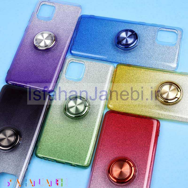 اصفهان جانبی-قاب شاینی هولدر دار Samsung Note 10 Lite