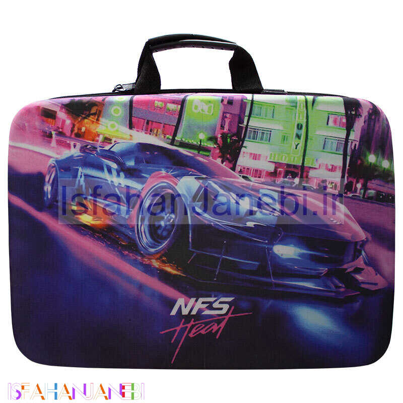 اصفهان جانبی-کیف کنسول بازی PS5 Slim طرح Need for Speed Heat کد 2