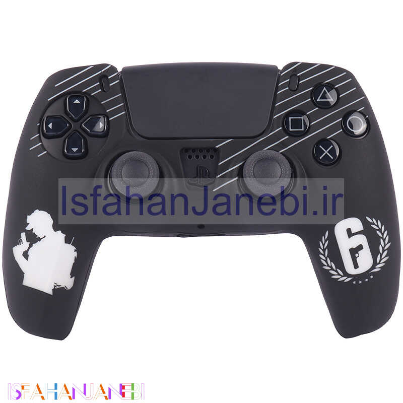 اصفهان جانبی-روکش دسته بازی PS5 طرح Rainbow Six زمینه مشکی