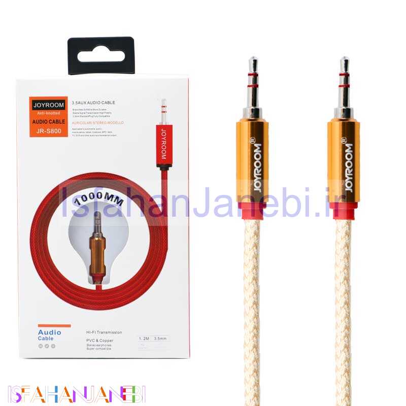 اصفهان جانبی-کابل کنفی JoyRoom JR-S800 AUX 1m