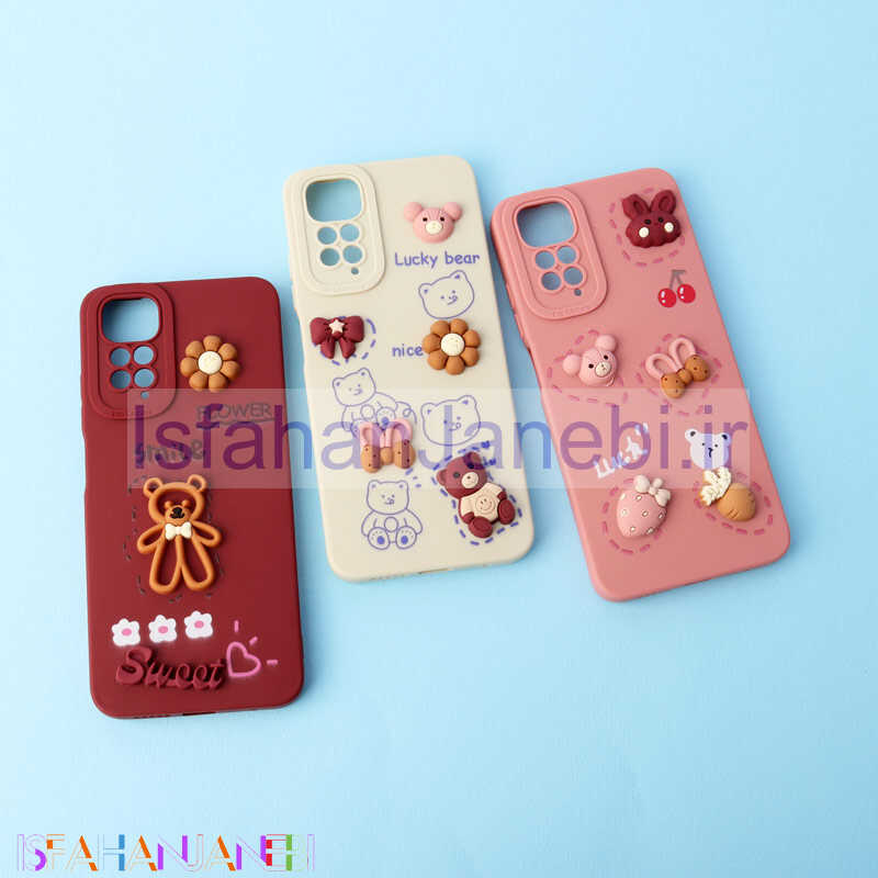 اصفهان جانبی-قاب عروسکی برجسته محافظ لنزدار Xiaomi Redmi Note 11 / 11s
