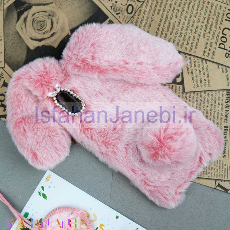 اصفهان جانبی-قاب پشمالو خرگوشی iPhone XS Max